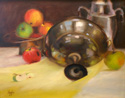 Apples and Pewter Dish
