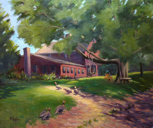 Guinea Hens on Parade 